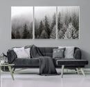 Big Foggy Forest and Misty Trees Forest Wall Art Canvas by MyGreatCanvas | Canvas Wall Art Prints | Photo Prints & Wall Decor