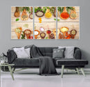 Kitchen Spice on the Table Wall Art, Kitchen Spice Wall Art by MyGreatCanvas | Canvas Wall Art Prints | Photo Prints & Wall Decor