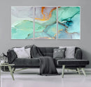 Colorful Marble Fluid Effect Canvas Wall Art Print by MyGreatCanvas | Canvas Wall Art Prints | Photo Prints & Wall Decor