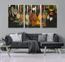 Kitchen Spice Wall Art Canvas Print