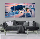 Greece Santorini Wall Art Landscape Canvas Print