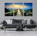 Mountain and Sunset Wall Art Canvas Print by MyGreatCanvas | Canvas Wall Art Prints | Photo Prints & Wall Decor