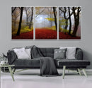 Foggy Forest Wall Art Landscape Canvas Print