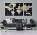 World Map Canvas Print – Detailed Map of the World Wall Art by MyGreatCanvas | Canvas Wall Art Prints | Photo Prints & Wall Decor