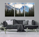 Half Dome Yosemite Calinia Wall Art Canvas Print El Capitan by MyGreatCanvas | Canvas Wall Art Prints | Photo Prints & Wall Decor