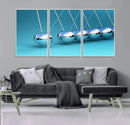 Wall Art Newton's Cradle Canvas Print, Framed Newton Cradle