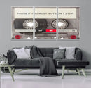 Music Cassette Iconic Wall Art Canvas Print by MyGreatCanvas | Canvas Wall Art Prints | Photo Prints & Wall Decor