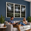 American Football Stadium Wall Art Canvas Print, Stadium