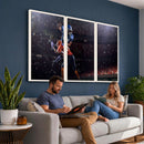 American Football Wall Art Canvas Print, Stadium Sport Wall