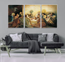 Last Supper Wall Art Canvas Print, Framed Jesus Painting Art