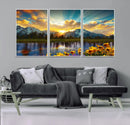 Grand Teton Park Sunrise Wall Art – Vibrant Landscape Canvas by MyGreatCanvas | Canvas Wall Art Prints | Photo Prints & Wall Decor