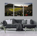 Oregon Stadium Canvas Wall Art - Captivating Game Day Scene