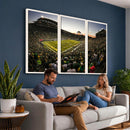 Oregon Stadium Canvas Wall Art - Captivating Game Day Scene