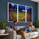 St. Louis Cardinals Baseball Team Print - Busch Stadium Wall