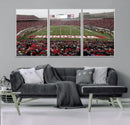 Wisconsin Badgers Team Print Canvas - Madison Camp Randall