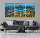 Los Angeles Dodgers Wall Art Canvas, Dodger Stadium Wall Art