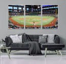 Texas Rangers Baseball Team Print - Arlington Globe Life