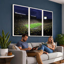 Michigan Wolverines Football Canvas Wall Decor, Football