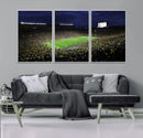 Michigan Wolverines Football Canvas Wall Decor, Football