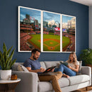 St. Louis Cardinals Baseball Team Print - Busch Stadium Wall
