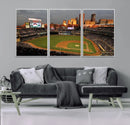 Minnesota Twins Baseball Team Print - Minneapolis Target by MyGreatCanvas | Canvas Wall Art Prints | Photo Prints & Wall Decor