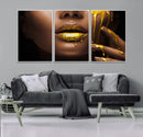African American Art Black Woman Canvas Print, African Wall
