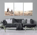 Farm Prints Set, Farmhouse Wall Art Canvas, Country House