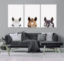 Horse Prints Set, Set of 3 Horse Wall Art, Horses Portraits, by MyGreatCanvas | Canvas Wall Art Prints | Photo Prints & Wall Decor