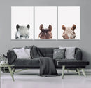 Horse Wall Art - Minimalist Horse Triptych Wall Art – Modern by MyGreatCanvas | Canvas Wall Art Prints | Photo Prints & Wall Decor