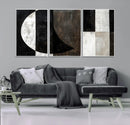 Abstract Modern Wabi Sabi Wall Art Canvas Print Set –