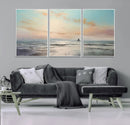 Abstract Ocean Wall Art - Boat Wall Art Canvas Print by MyGreatCanvas | Canvas Wall Art Prints | Photo Prints & Wall Decor