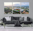 Old Trafford Manchester United Stadium Wall Art Canvas Print
