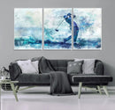 Golf Swing Wall Art Canvas Print - Sports-Inspired