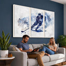 Hockey Player Wall Art Canvas Print - Sports-Inspired