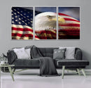 American Flag Eagle Symbol Wall Art, American Flag Eagle by MyGreatCanvas | Canvas Wall Art Prints | Photo Prints & Wall Decor