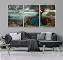 Miranda by the Shore Wall Art Canvas Print – Tempest Scene by MyGreatCanvas | Canvas Wall Art Prints | Photo Prints & Wall Decor