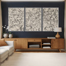 Abstract Horse Sketch Wall Art | Ready to Hang and Framed |