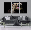 Grizzly Bear Canvas Print | Wildlife Wall Art for Cabin by MyGreatCanvas | Canvas Wall Art Prints | Photo Prints & Wall Decor