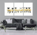 Farmhouse Wall Art Sheep Print | Ready to Hang Framed Canvas by MyGreatCanvas | Canvas Wall Art Prints | Photo Prints & Wall Decor