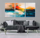 Colorful Abstract Wall Art | Bold Modern Canvas Print |