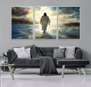 Jesus Walking on Water Wall Art | Canvas Print | Ready to