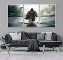 Jesus Walking on Water Wall Art | Canvas Print | Ready to
