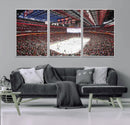 Barton Malow Little Caesars Arena Detroit Wall Art Canvas