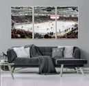 Lausanne Arena Ice Hockey Stadium Wall Art Canvas Print,