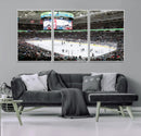 Sharks Arena Blackhawks Sharks Ice Hockey Stadium Wall Art by MyGreatCanvas | Canvas Wall Art Prints | Photo Prints & Wall Decor