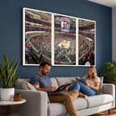 United Center Chicago Bulls Stadium Wall Art Canvas Print