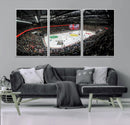 Vaudoise Lausanne Ice Hockey Arena Stadium Wall Art Canvas,