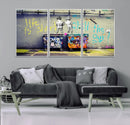 Banksy Life is Short Wall Art - Iconic Graffiti Art on by MyGreatCanvas | Canvas Wall Art Prints | Photo Prints & Wall Decor