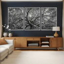 Majestic Angel Oak Tree Black and White Canvas Print – Multi by MyGreatCanvas | Canvas Wall Art Prints | Photo Prints & Wall Decor