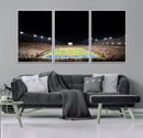 SMU Mustangs Football Team Print - Dallas Gerald J. Ford